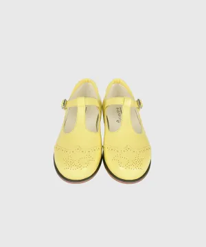 KANDINI T-Strap Maryjane Loafer - Lemon